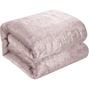 Photo of Queen Polyester 220 Thread Count Washable Down Comforter Set