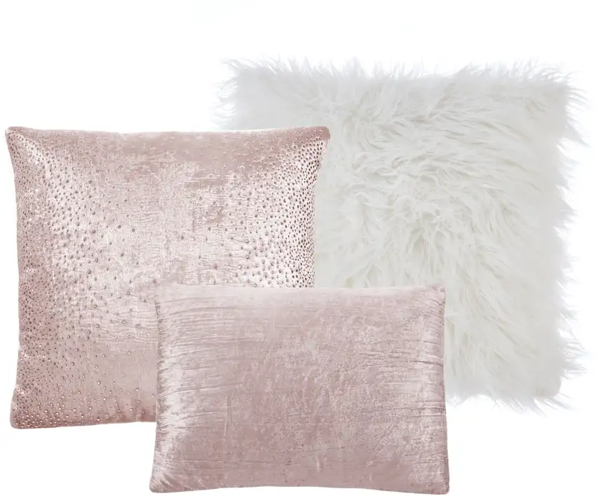 Blush Queen Polyester 220 Thread Count Washable Down Comforter Set Photo 4