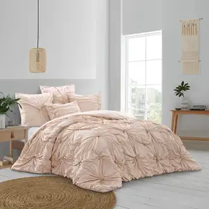 Photo of Blush Twin PolYester 180 Thread Count Washable Down Comforter Set