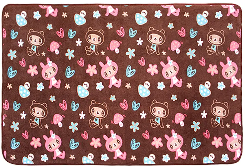 Brown Dancing Bear -  Fleece Throw Blanket In A String Bag (30.7 by 46.9 inches) Photo 6