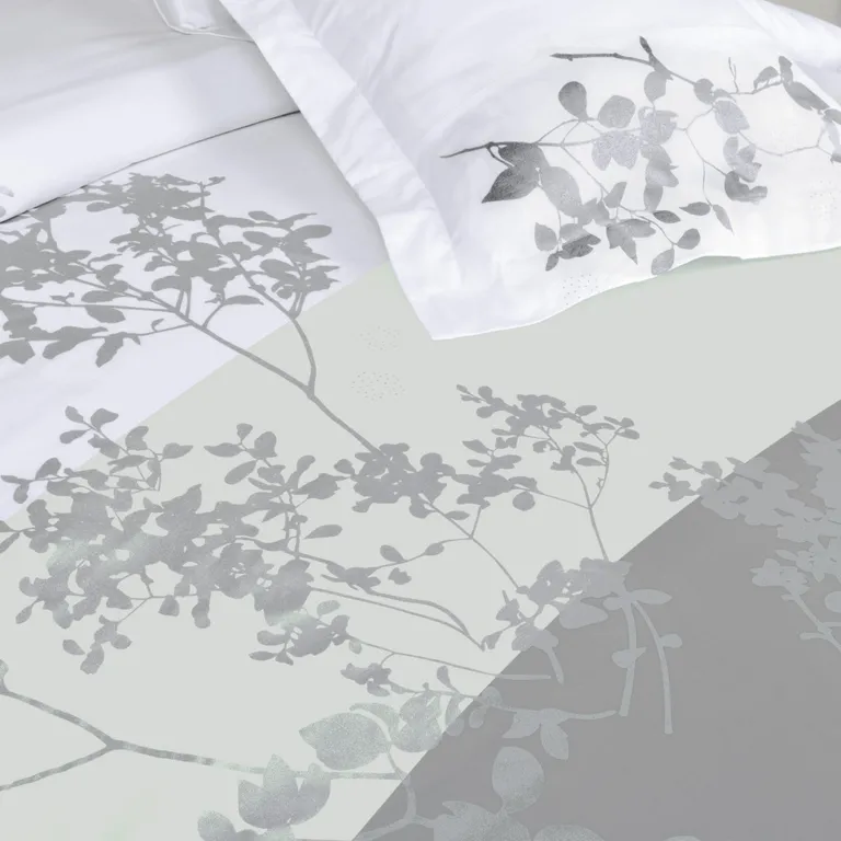 Brown Queen Cotton Washable Duvet Cover Set With Two Shams Photo 2