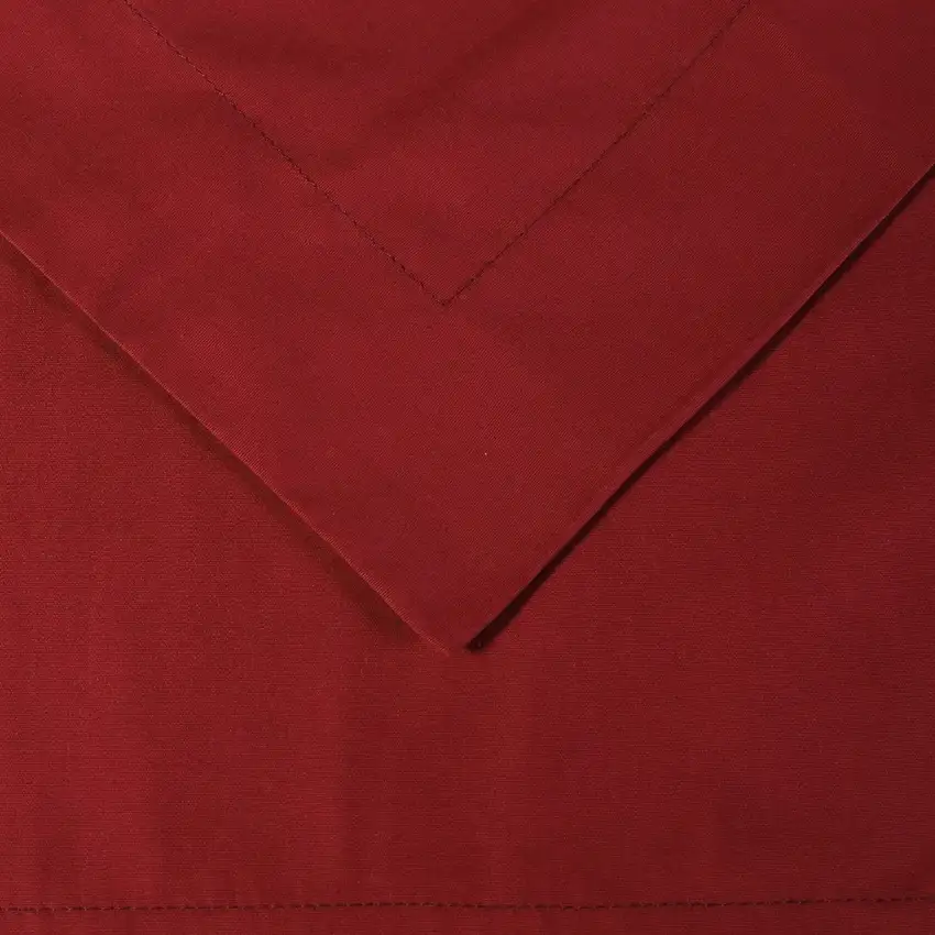 Burgundy King 100% Cotton 300 Thread Count Washable Duvet Cover Set Photo 3