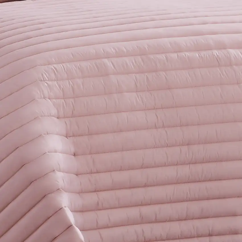 Cabe 2 Piece Twin Comforter Set, Polyester Puffer Channel Quilt Photo 3
