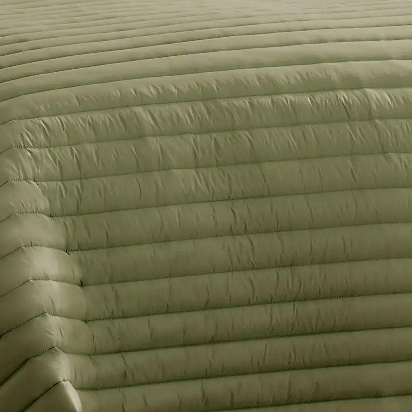 Cabe 2 Piece Twin Comforter Set, Polyester Puffer Channel Quilted Photo 3