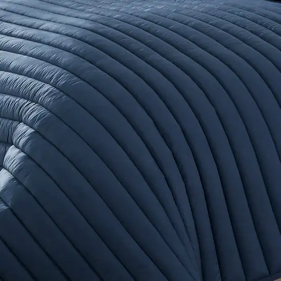 Cabe 2 Piece Twin Comforter Set, Polyester Puffer Channel Quilted Photo 3