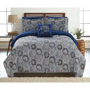 Photo of Caen 8 Piece Printed Queen Reversible Comforter Set The Urban Port
