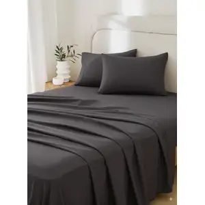 Photo of Charcoal Cotton Queen Pillowcases