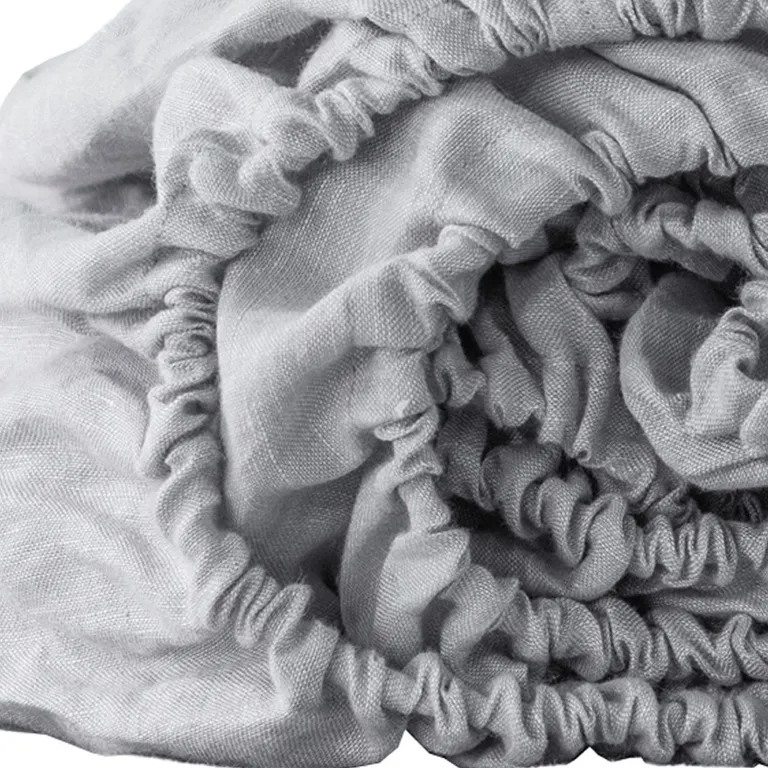 Linen California King Fitted sheet Photo 3