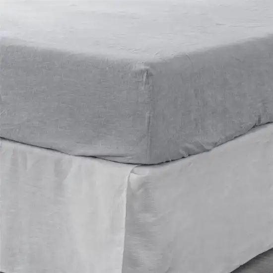 Cloud Linen Full Double Fitted sheet Photo 4