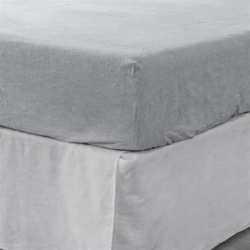 Cloud Linen Full Double Fitted sheet Photo 4