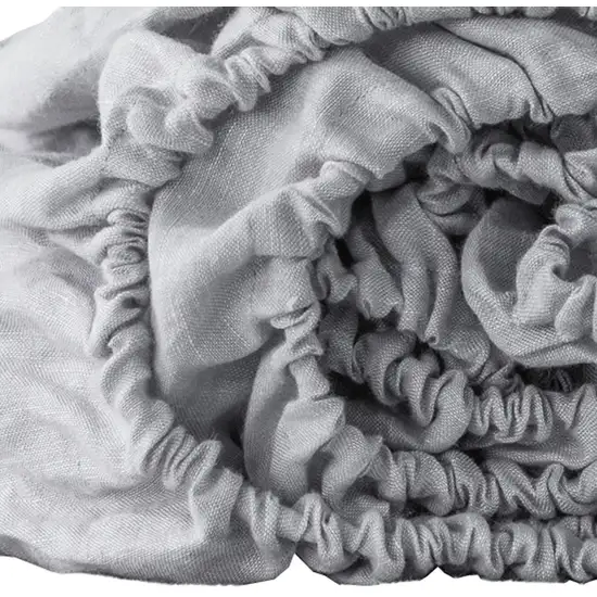 Cloud Linen Full Double Fitted sheet Photo 2