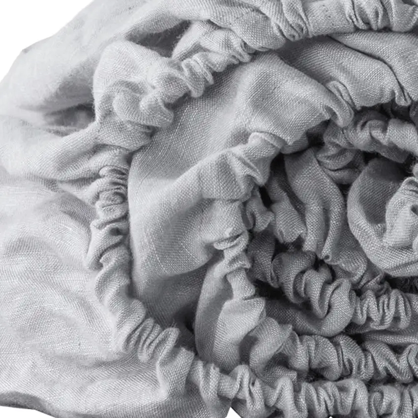 Cloud Linen Twin Fitted Sheet Photo 4