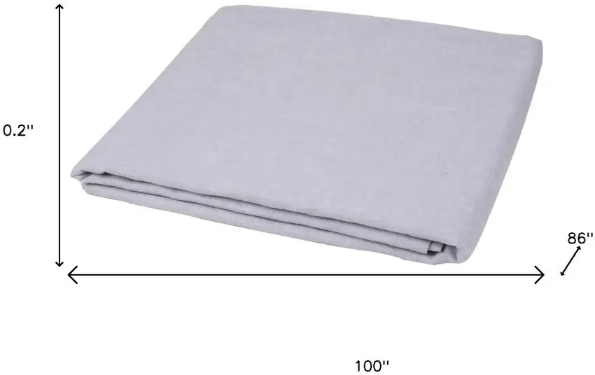 Cloud Linen Twin Flat Sheet Photo 7
