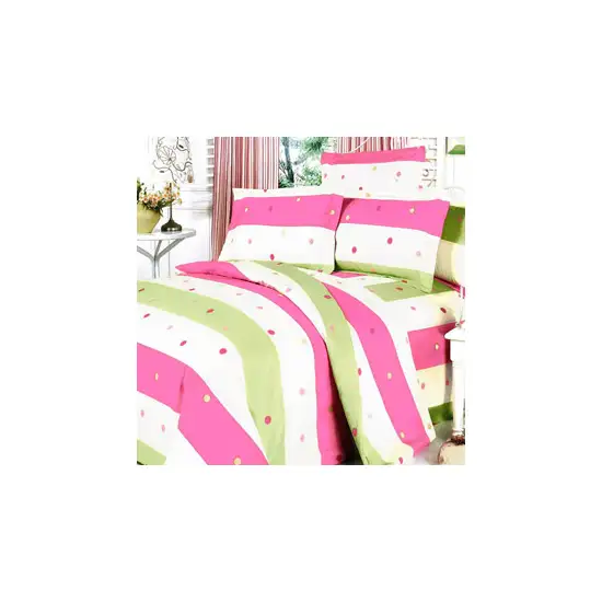 Colorful Life -  100% Cotton 4PC Sheet Set (Full Size) Photo 2