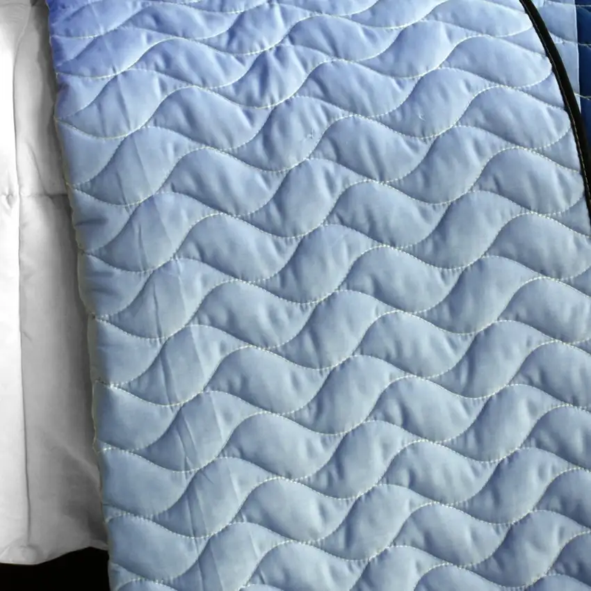 Colorful Wave -  Brand New Vermicelli-Quilted Patchwork Quilt Set Full/Queen Photo 4