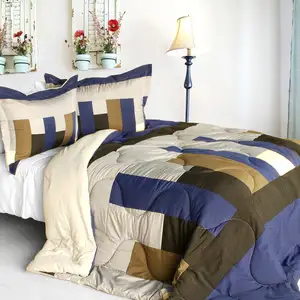 Photo of Composing a Life - Quilted Patchwork Down Alternative Comforter Set (Twin Size)