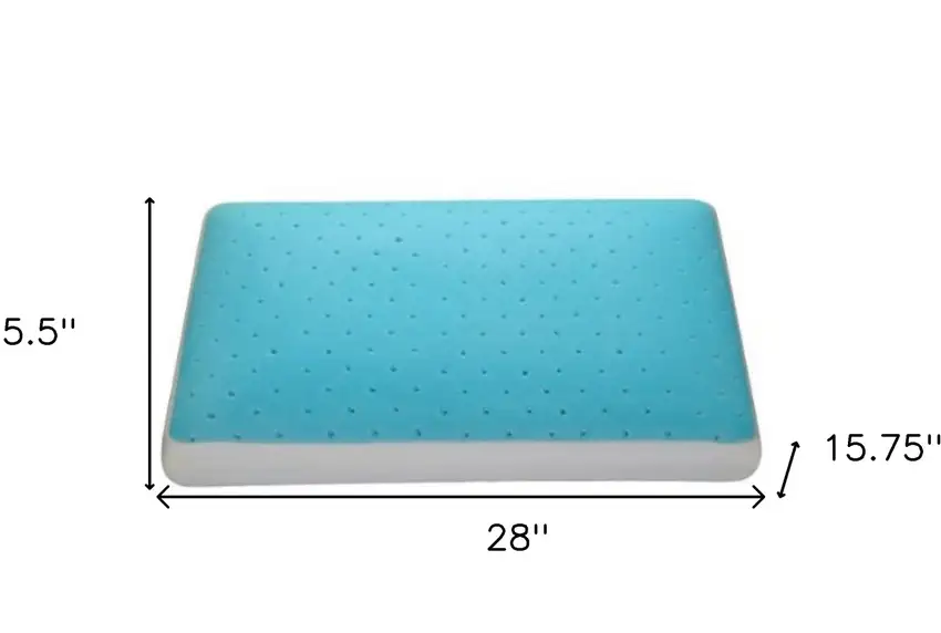 Cool Gel Memory Foam Queen Size Bed Pillow Photo 6