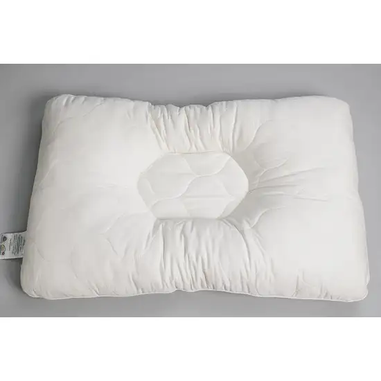 Cotton Latex Foam And Wool Firm Hypoallergenic Queen Size Bed Pillow Photo 8