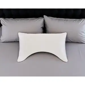 Photo of Cotton Latex Foam And Wool Hypoallergenic Ergonomic Queen Size Bed Pillow