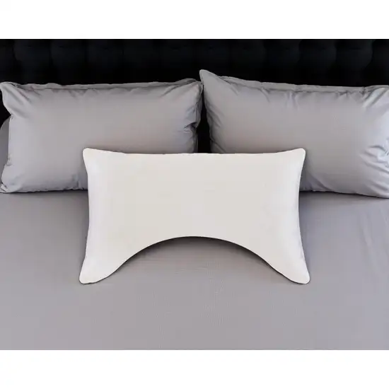 Cotton Latex Foam And Wool Hypoallergenic Ergonomic Queen Size Bed Pillow Photo 1