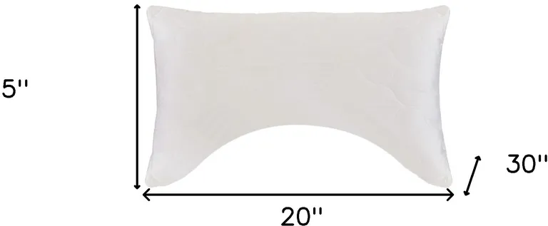 Cotton Latex Foam And Wool Hypoallergenic Ergonomic Queen Size Bed Pillow Photo 5