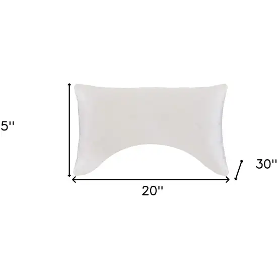 Cotton Latex Foam And Wool Hypoallergenic Ergonomic Queen Size Bed Pillow Photo 5