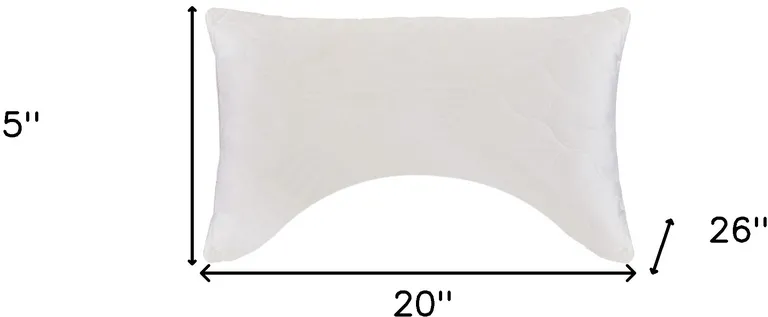 Cotton Latex Foam And Wool Hypoallergenic Ergonomic Standard Size Bed Pillow Photo 5