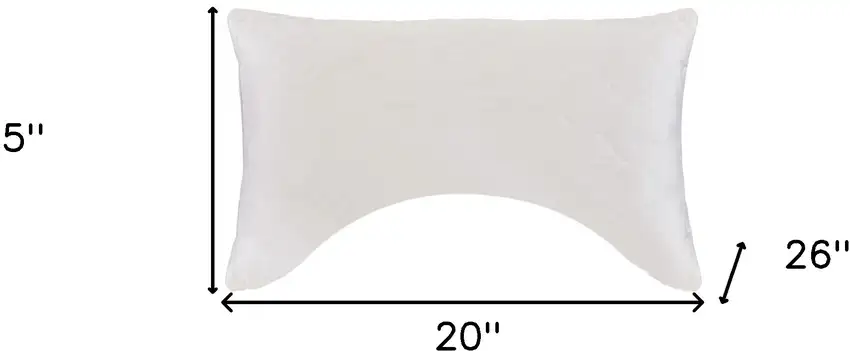 Cotton Latex Foam And Wool Hypoallergenic Ergonomic Standard Size Bed Pillow Photo 5