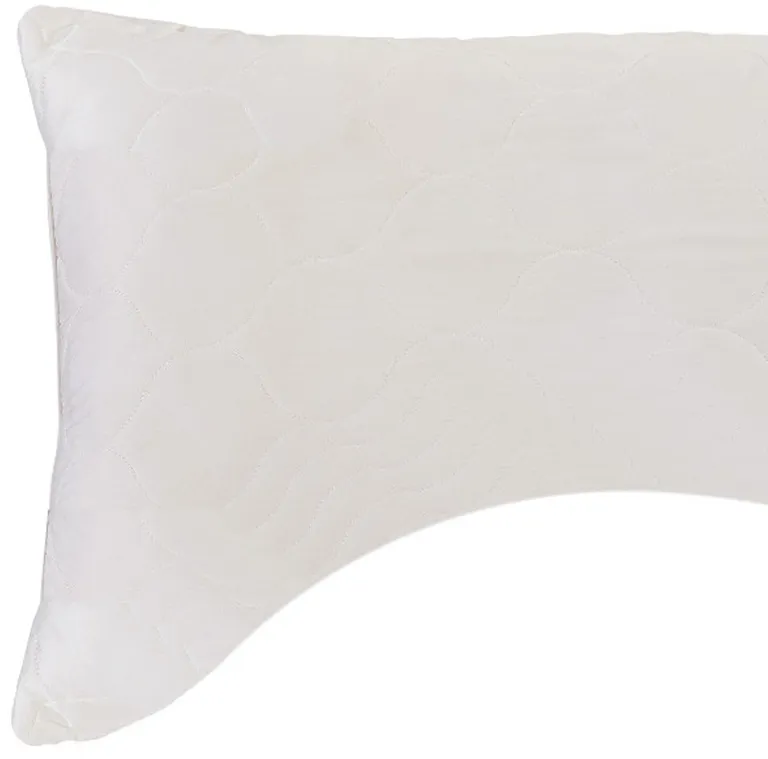Cotton Latex Foam And Wool Hypoallergenic Ergonomic Standard Size Bed Pillow Photo 4
