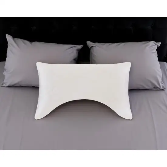 Cotton Latex Foam And Wool Hypoallergenic Ergonomic Standard Size Bed Pillow Photo 1
