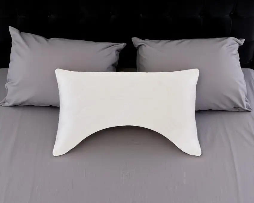 Cotton Latex Foam And Wool Hypoallergenic Ergonomic Standard Size Bed Pillow Photo 1