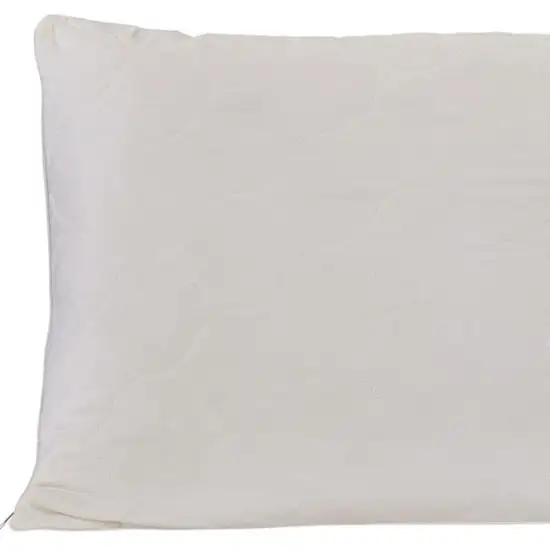 Cotton Latex Foam And Wool Hypoallergenic King Size Bed Pillow Photo 5