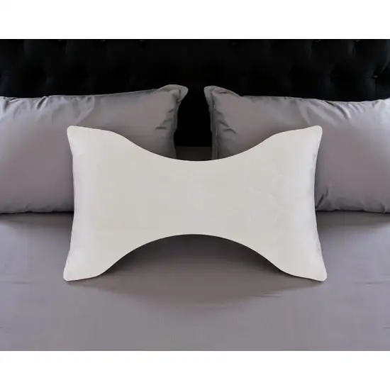 Cotton Wool Hypoallergenic Ergonomic Queen Size Bed Pillow Photo 1