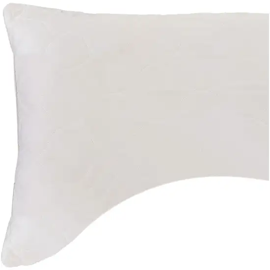 Cotton Wool Hypoallergenic Ergonomic Standard Size Bed Pillow Photo 5