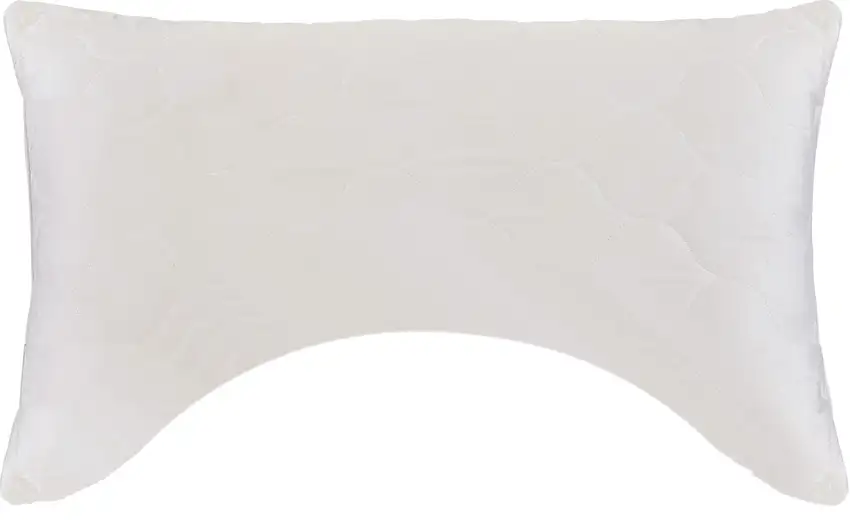 Cotton Wool Hypoallergenic Ergonomic Standard Size Bed Pillow Photo 2