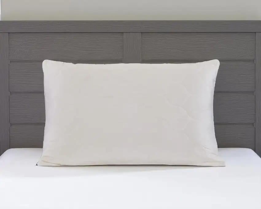 Cotton Wool Hypoallergenic Standard Size Bed Pillow Photo 1