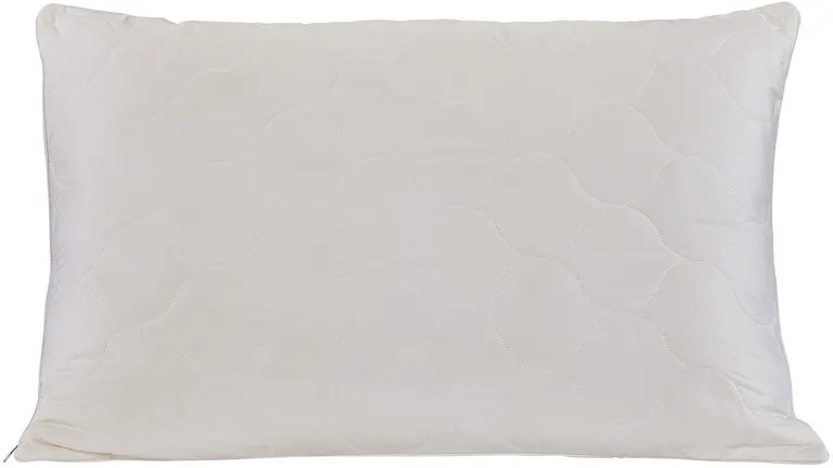 Cotton Wool Hypoallergenic Standard Size Bed Pillow Photo 2