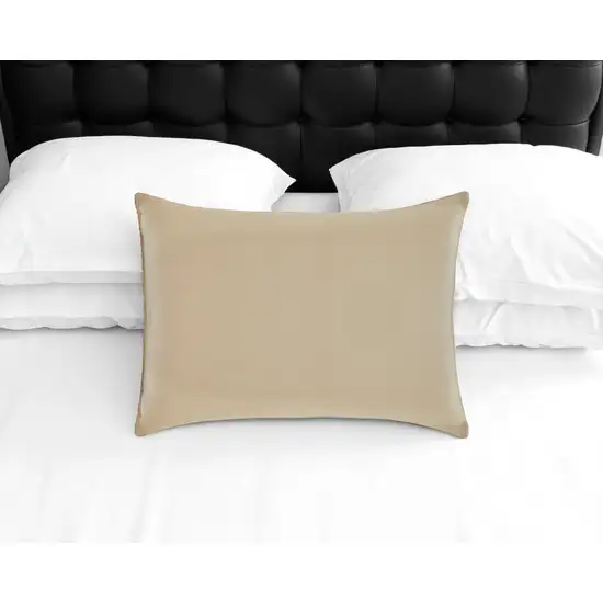 Cotton Wool Medium Hypoallergenic Standard Size Bed Pillow Photo 2