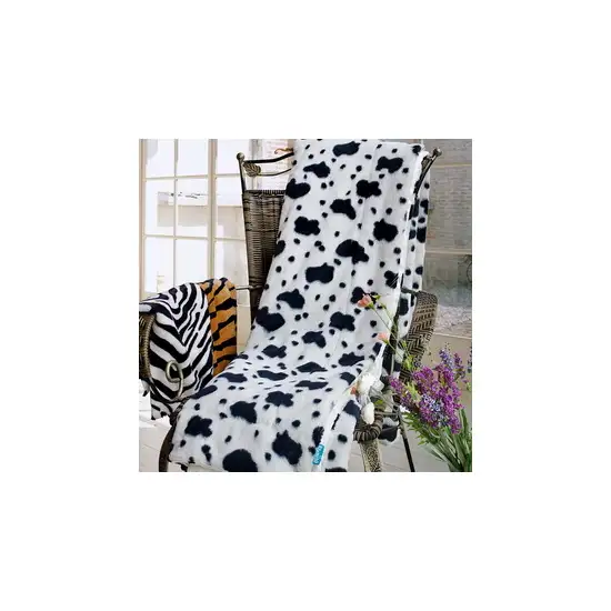 Dalmatian -  Micro Mink Fur Throw Blanket w/ 14.5 OZ filling (50 by 70 inches) Photo 2