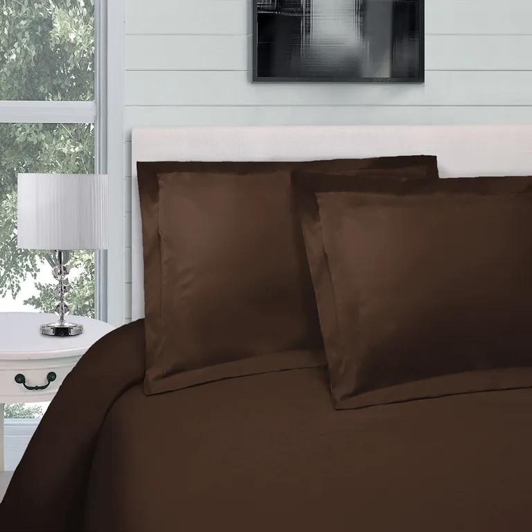 Queen Cotton Blend 300 Thread Count Washable Duvet Cover Set Photo 3