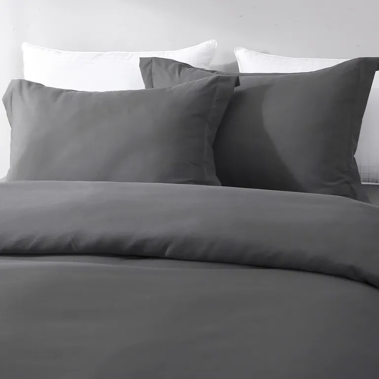 Microfiber 1400 Thread Count Machine Washable Duvet Cover Set Photo 2