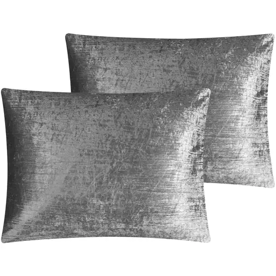 Dark Slate Gray Queen Polyester 180 Thread Count Washable Down Comforter Set Photo 3