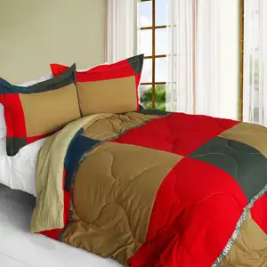 Photo of Delicious Cake - Quilted Patchwork Down Alternative Comforter Set (Twin Size)
