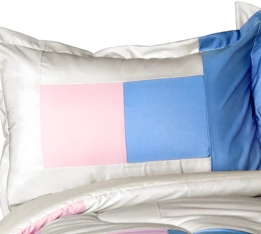 Dream Wings -  Quilted Patchwork Down Alternative Comforter Set (Twin Size) Photo 2
