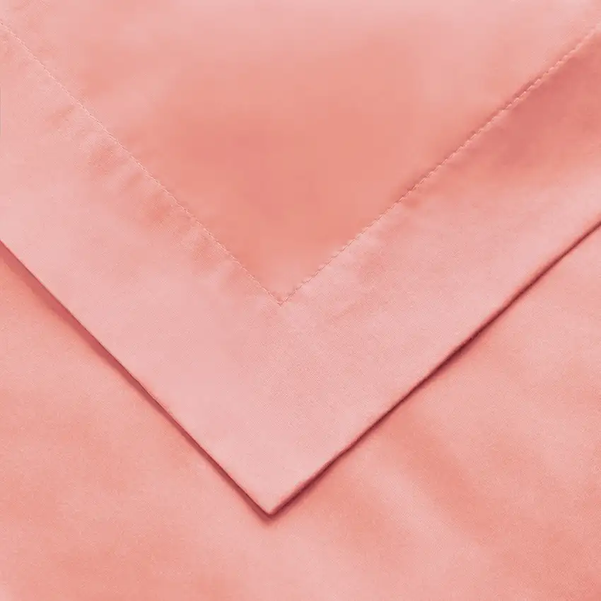Dusty Rose King Cotton Blend 1500 Thread Count Washable Duvet Cover Set Photo 3
