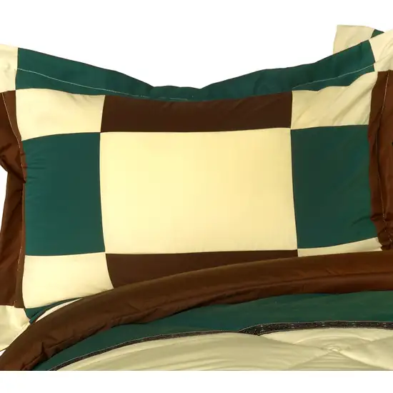 Elegant Art -  Quilted Patchwork Down Alternative Comforter Set (Twin Size) Photo Swatch