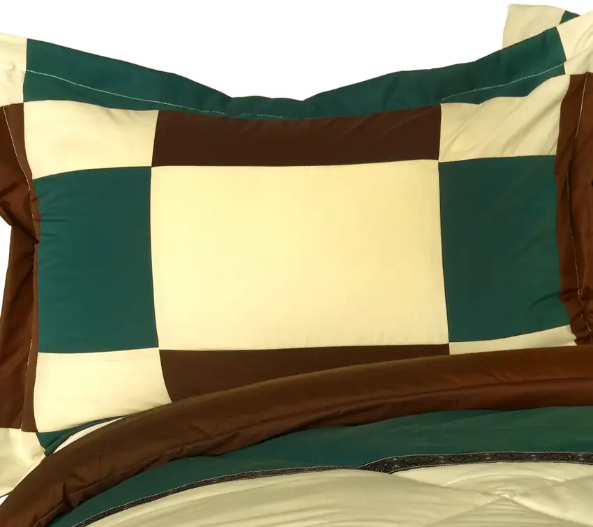 Elegant Art -  Quilted Patchwork Down Alternative Comforter Set (Twin Size) Photo Swatch