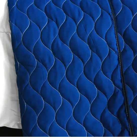 Eternity -  Vermicelli-Quilted Patchwork Plaid Quilt Set Full/Queen Photo 3