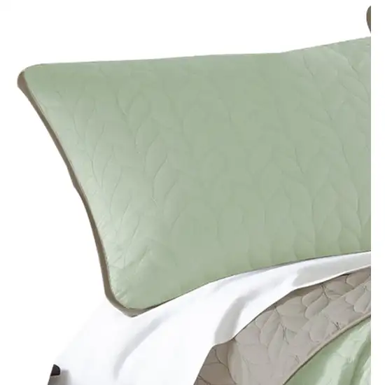 Eva 3 Piece King Microfiber Reversible Coverlet Set Quilted Photo 2