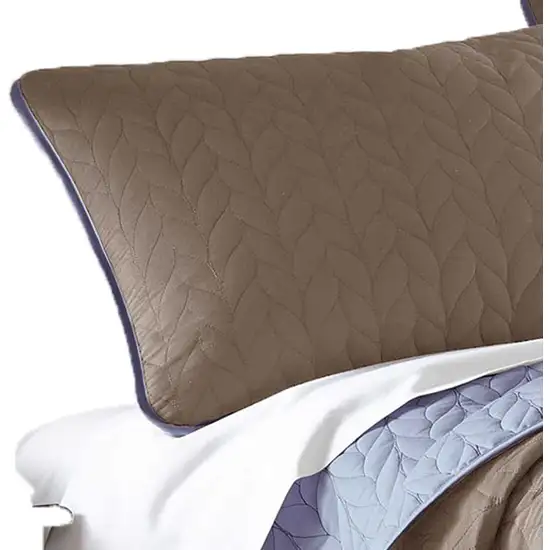 Eva 3 Piece Queen Microfiber Reversible Coverlet Set, Quilted Photo 2